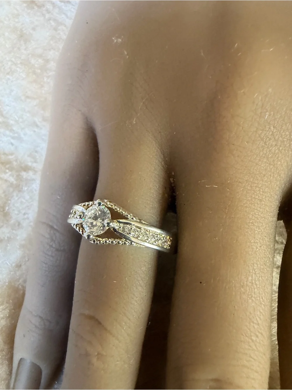 Stainless steel AAA CZ ring 💍